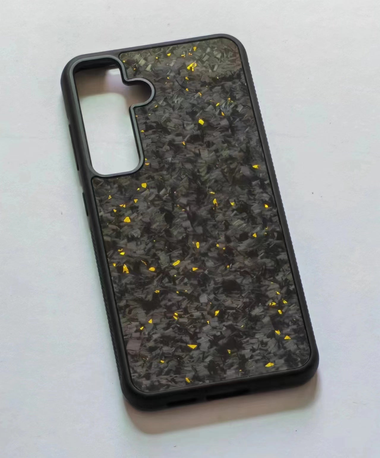 Forged Carbon Fiber Samsung Phone Case With Flakes