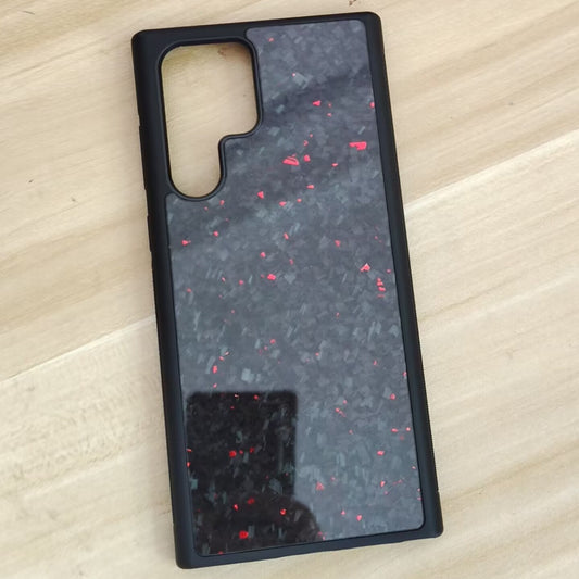 Forged Carbon Fiber Samsung Phone Case With Flakes