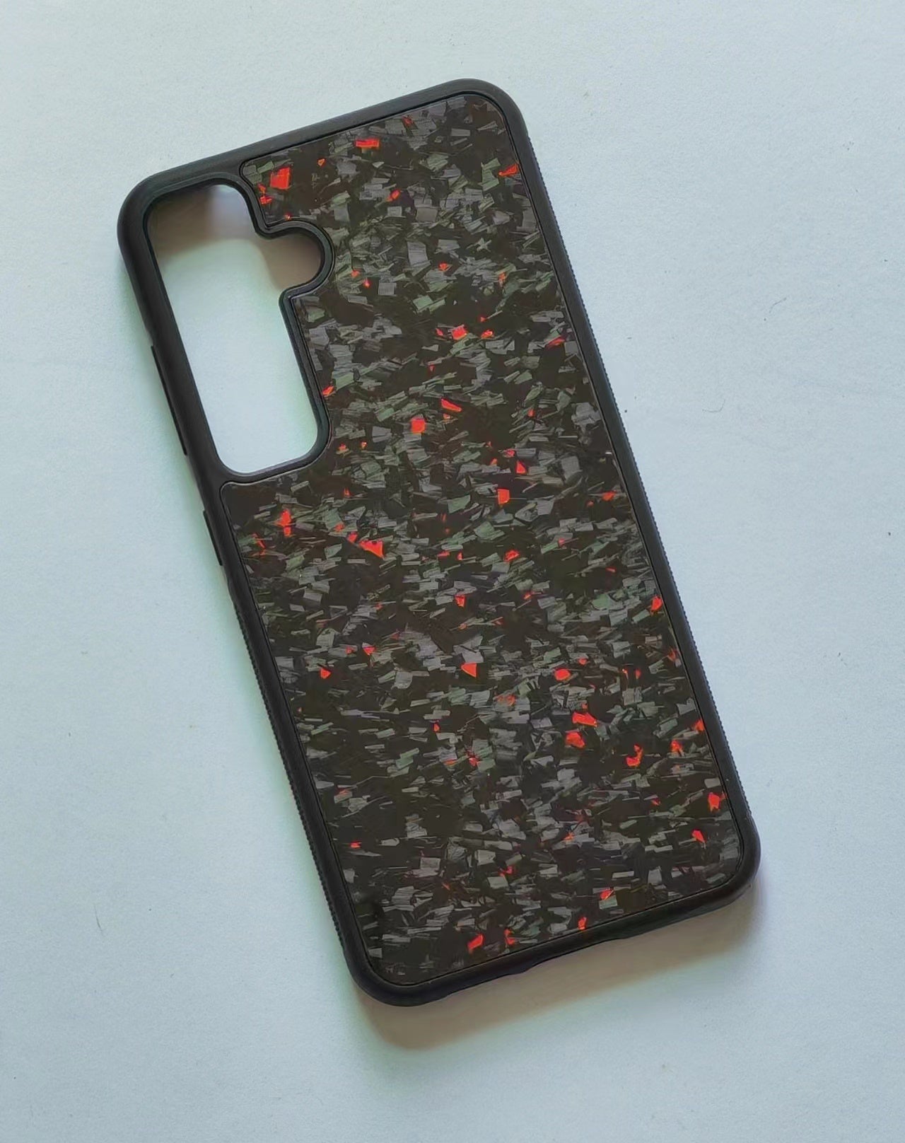 Forged Carbon Fiber Samsung Phone Case With Flakes