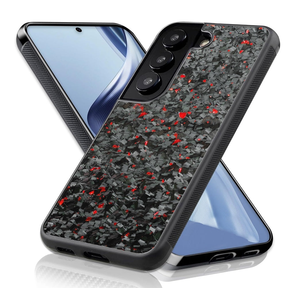 Forged Carbon Fiber Samsung Phone Case With Flakes