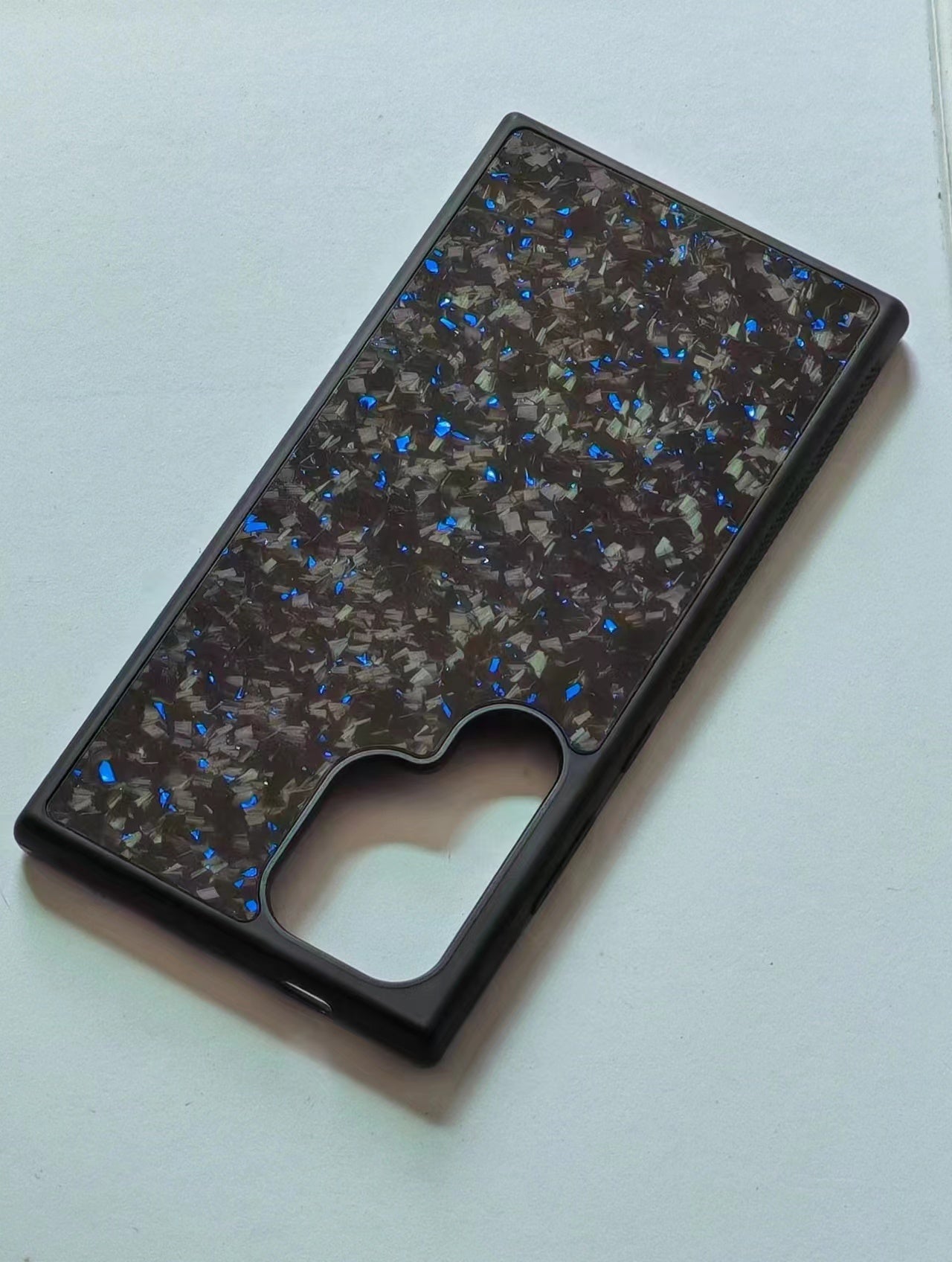 Forged Carbon Fiber Samsung Phone Case With Flakes