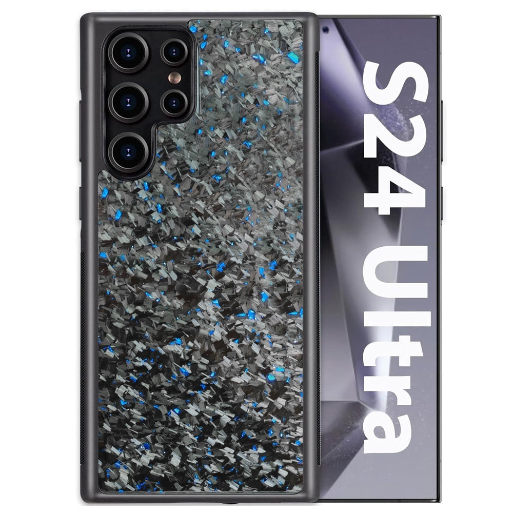 Forged Carbon Fiber Samsung Phone Case With Flakes